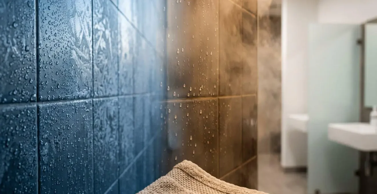 Contraste visuel entre chaud et froid pour la récupération sportive