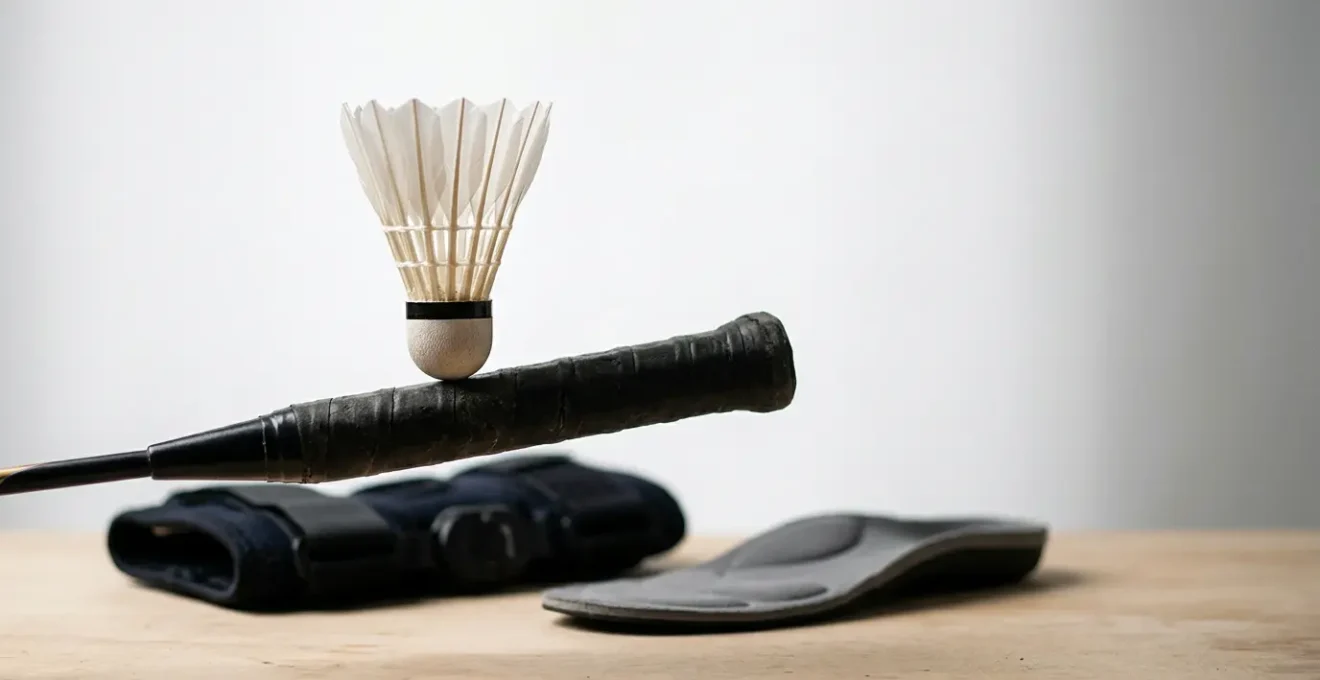 Équilibre entre protection et performance au badminton avec équipements orthopédiques