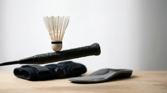 Équilibre entre protection et performance au badminton avec équipements orthopédiques
