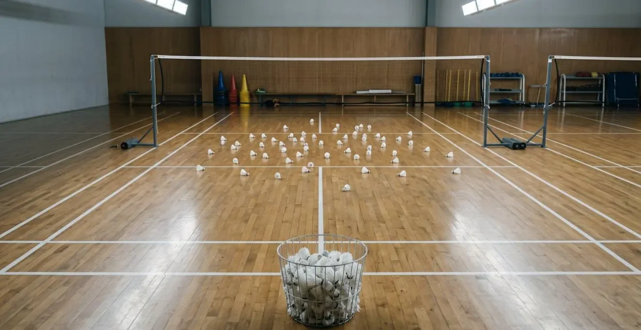 Entraînement de badminton en pratique délibérée avec répétition structurée